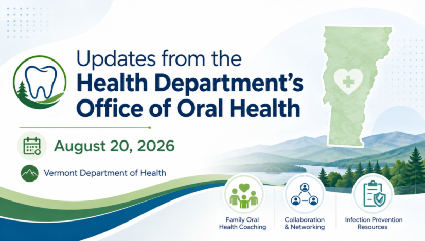 Updates from the Health Department Office of Oral Health - August 20, 2026