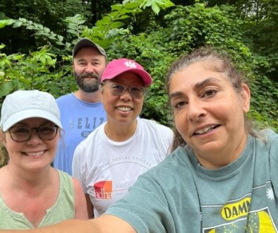 VDHA volunteers hiking at Red Rock Park