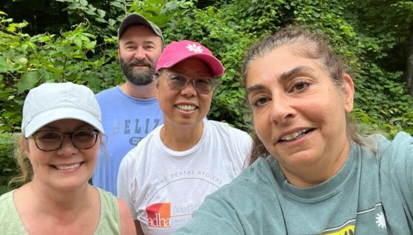 VDHA volunteers hiking at Red Rock Park