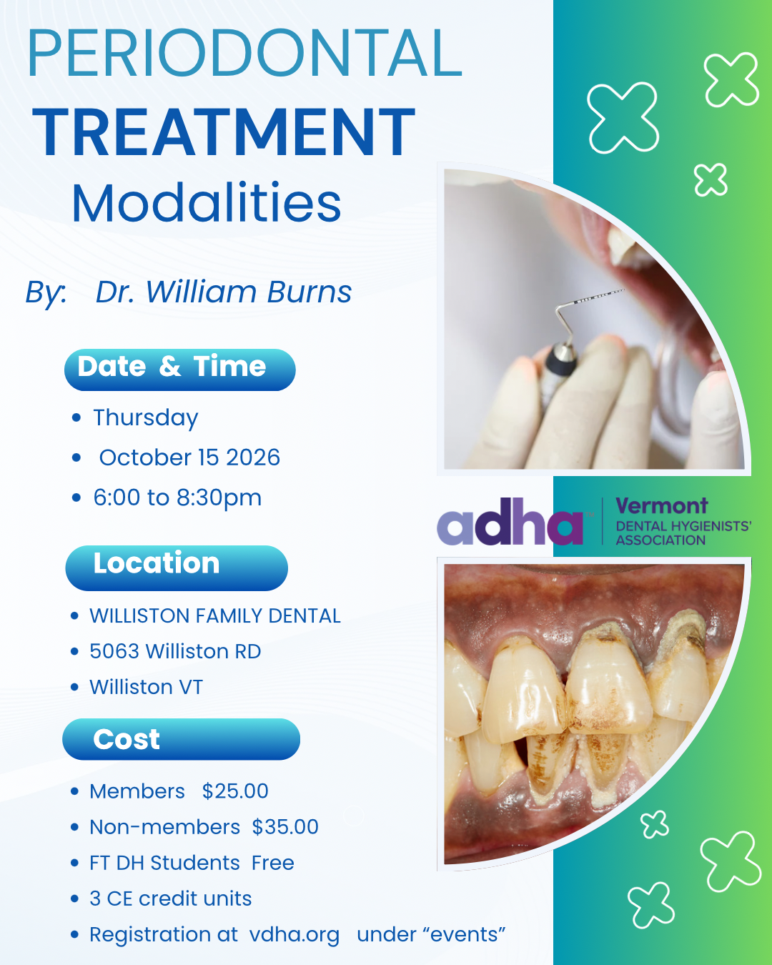 Periodontal Treatment Modalities event information
